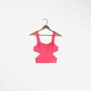 UO // Bodycon Cutout Crop Top